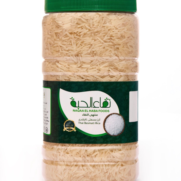 أرز بسمتي أبيض فاخر   نقاء الحبة (إصدار البرطمان   1 كيلو)