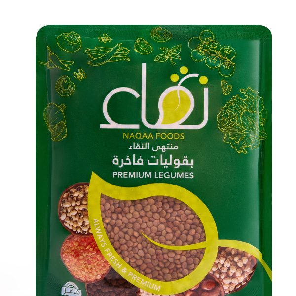 عدس بجبة فاخر (عدس بني)   نقاء الحبة (500 جرام)