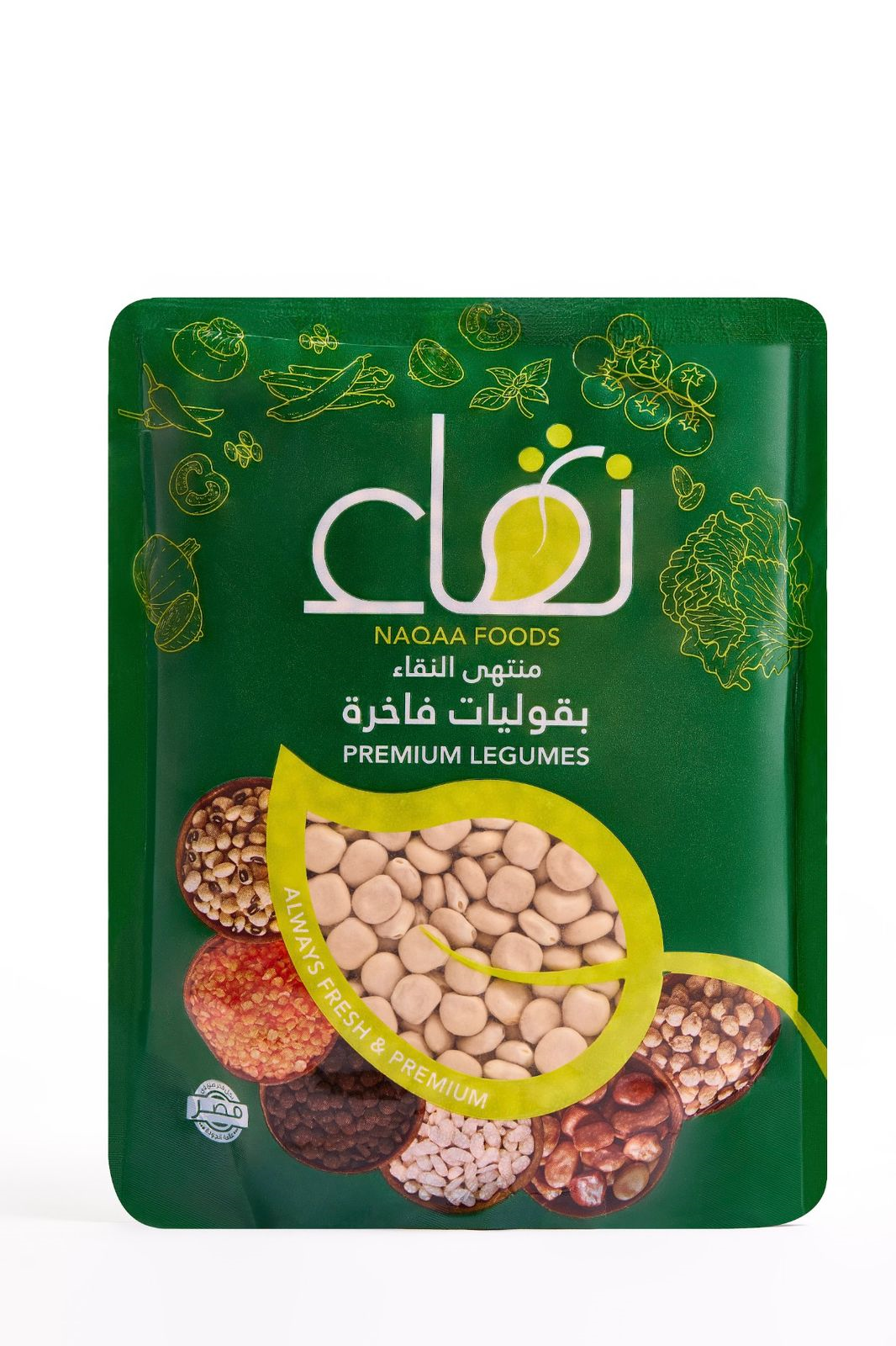 ترمس فاخر (حبة كبيرة) نقاء الحبة (500 جرام)